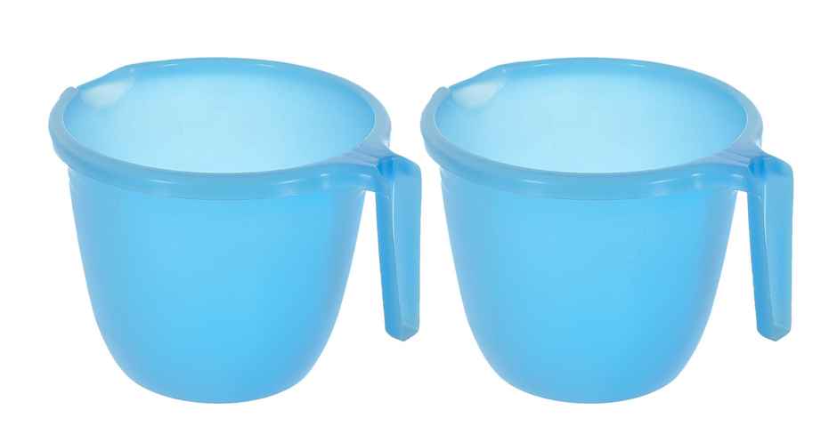 Multiuses Lightweight | Unbreakable Plastic Bathroom Mug (Sky Blue)