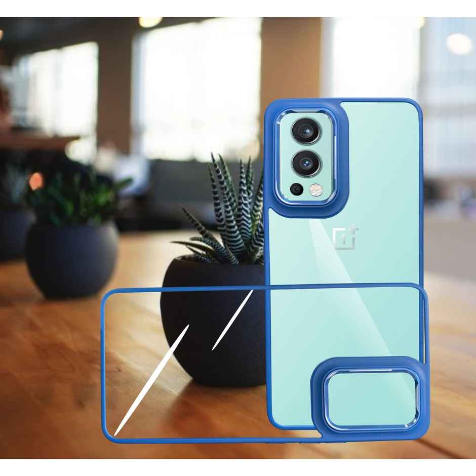 Artistque Case For Oneplus Nord 2 5G Back Cover |Premium Transparent Metal Camera Ring Cover