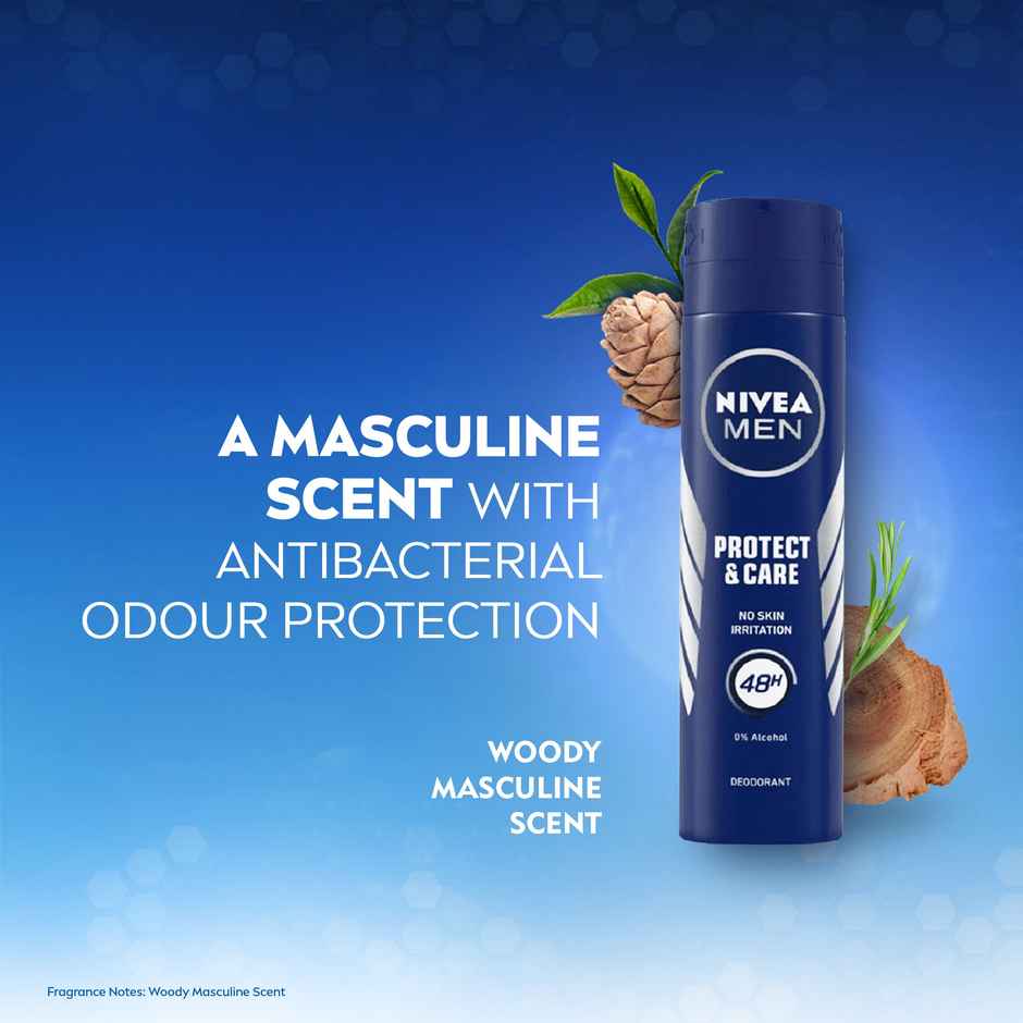 Nivea Men Deodorant Protect & Care No Skin Irritation | 48h Freshness