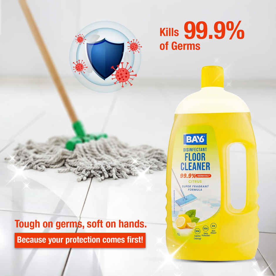 BAY6 Floor Cleaner Super Fragrant Citrus Formula