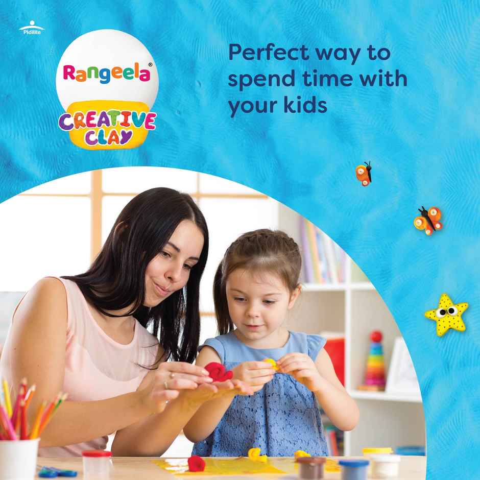 Rangeela Creative Clay Art Kit For Kids - Animal Series | Fun Learning