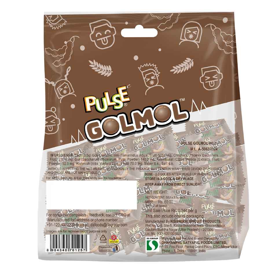 Pulse Golmol Imli Candy Pouch | Tangy & Sweet