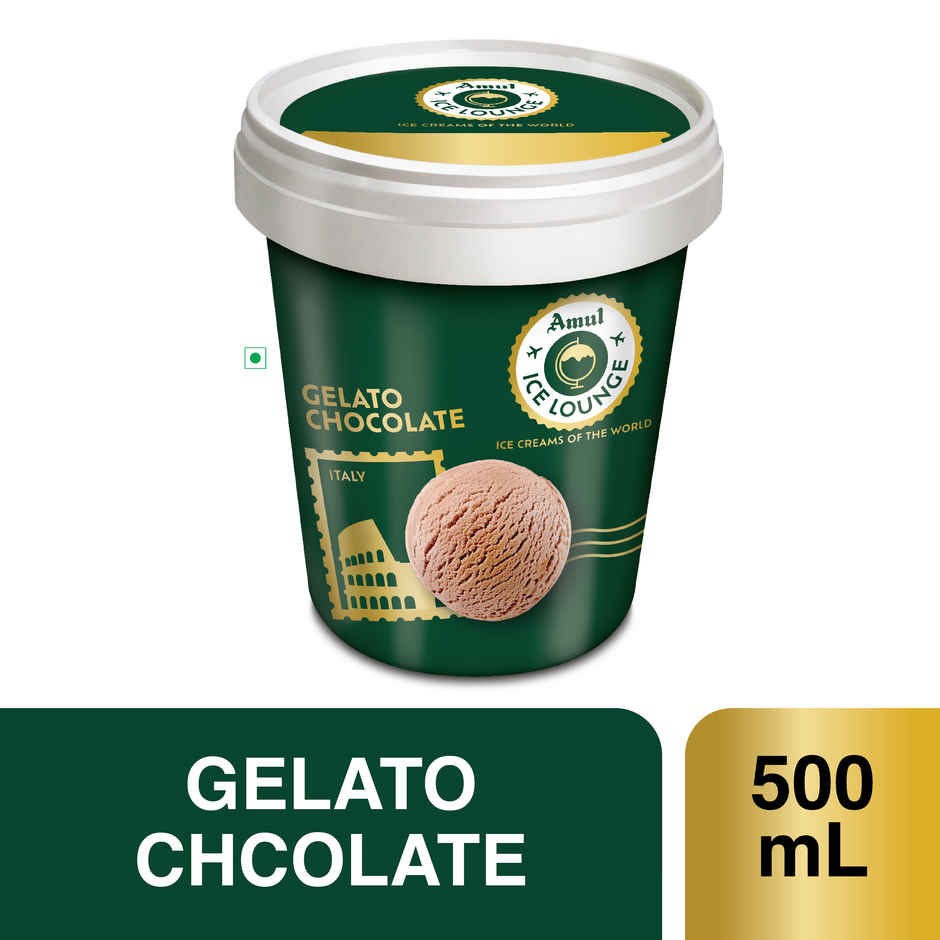 Amul Ice Lounge Gelato Chocolate Ice Cream Tub
