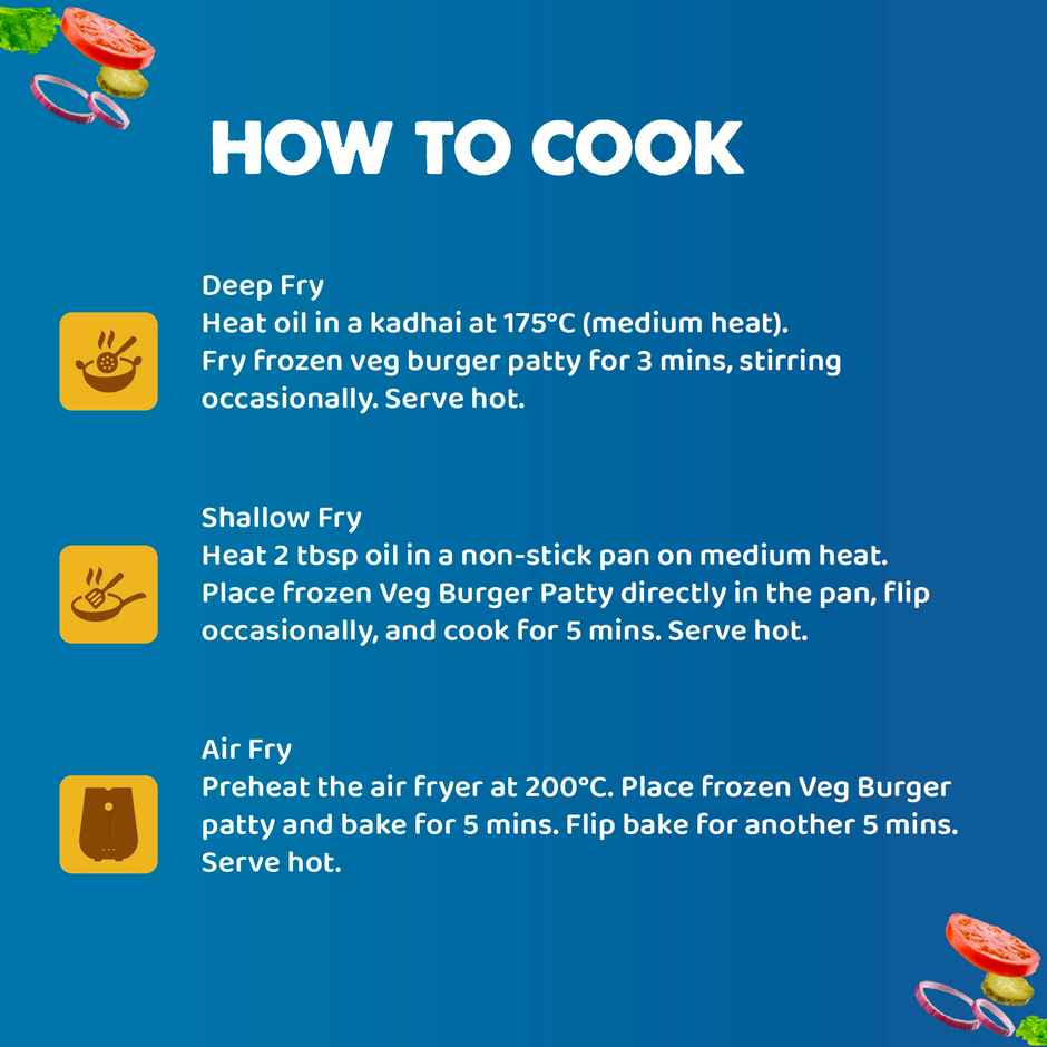 Godrej Yummiez New Veg Burger Patty