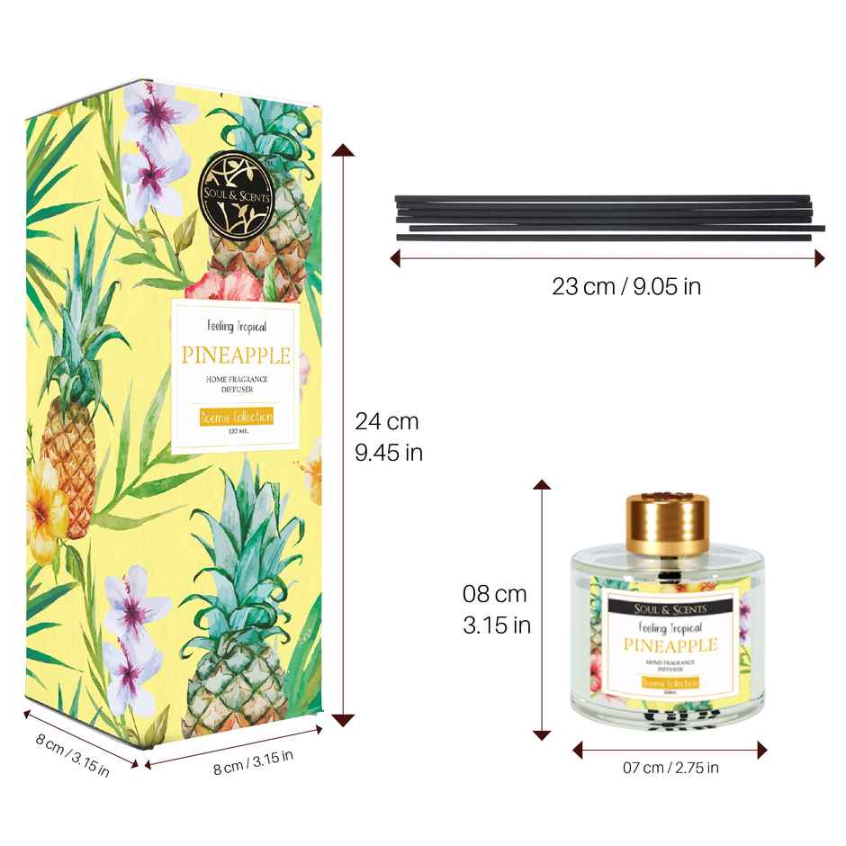 Soul & Scents Pineapple Reed Diffuser