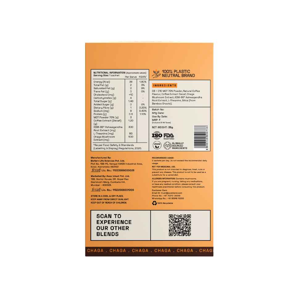 Ace Blend Chaga Shroom Coffee