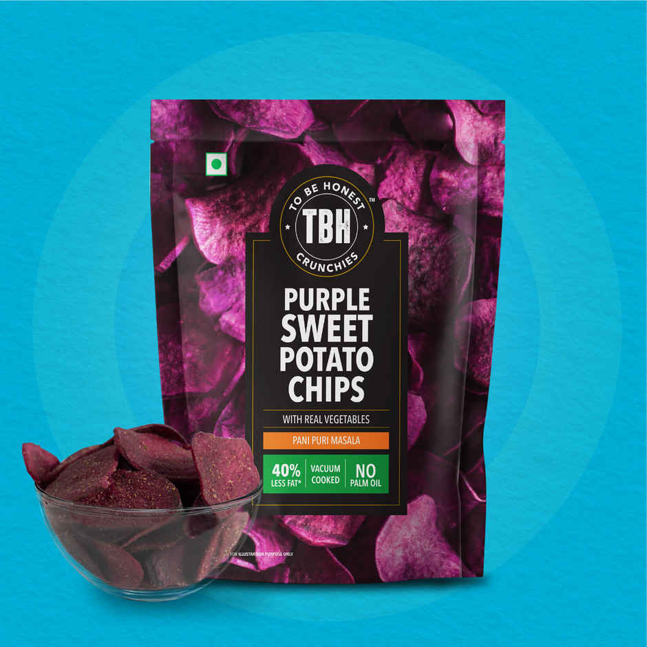 Purple Sweet Potato with Pani Puri Masala