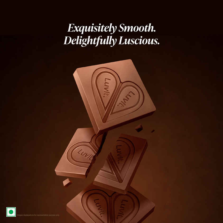 LuvIt Luscious Love Delights Milk Chocolate Bar