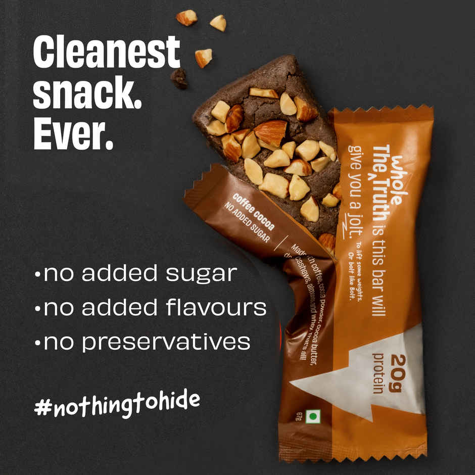 The Whole Truth 20g Protein Coffee Cocoa Protein Bar
