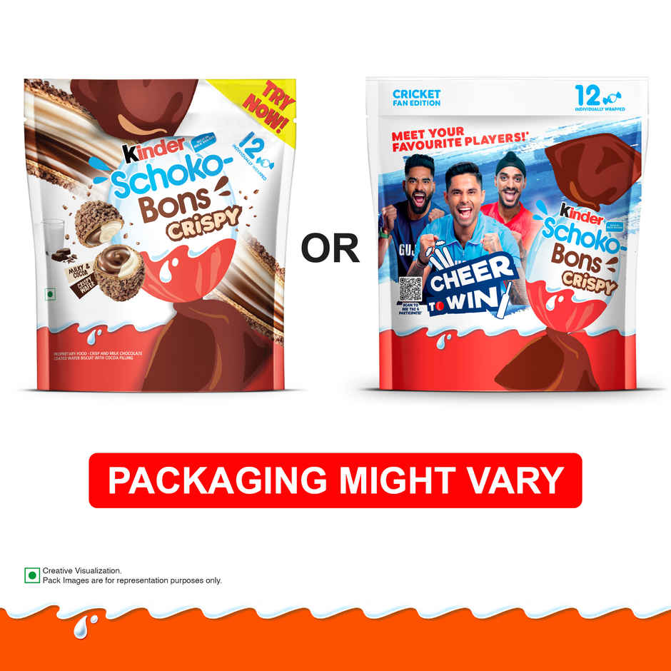 Kinder Schoko-Bons Crispy | 12 pcs