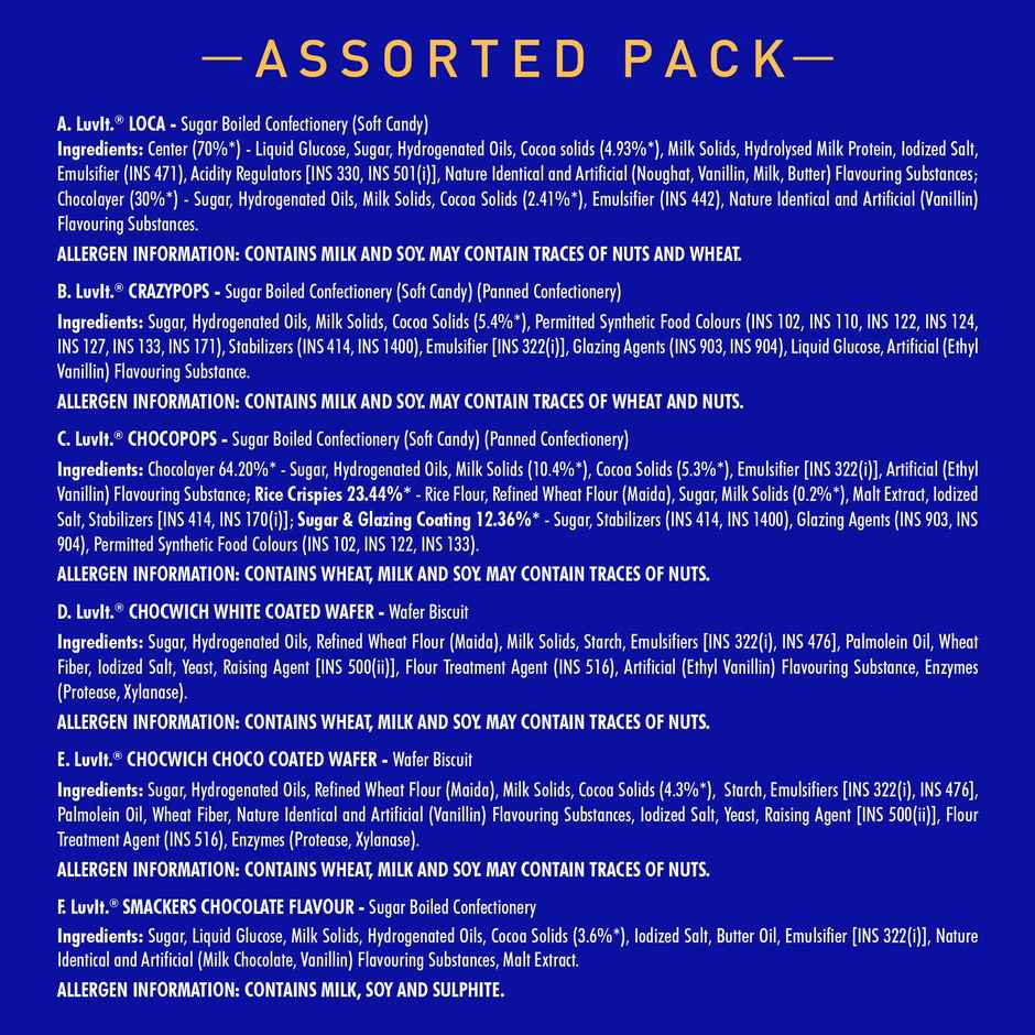 Luvit Goodies Assorted Gift Pack Combo