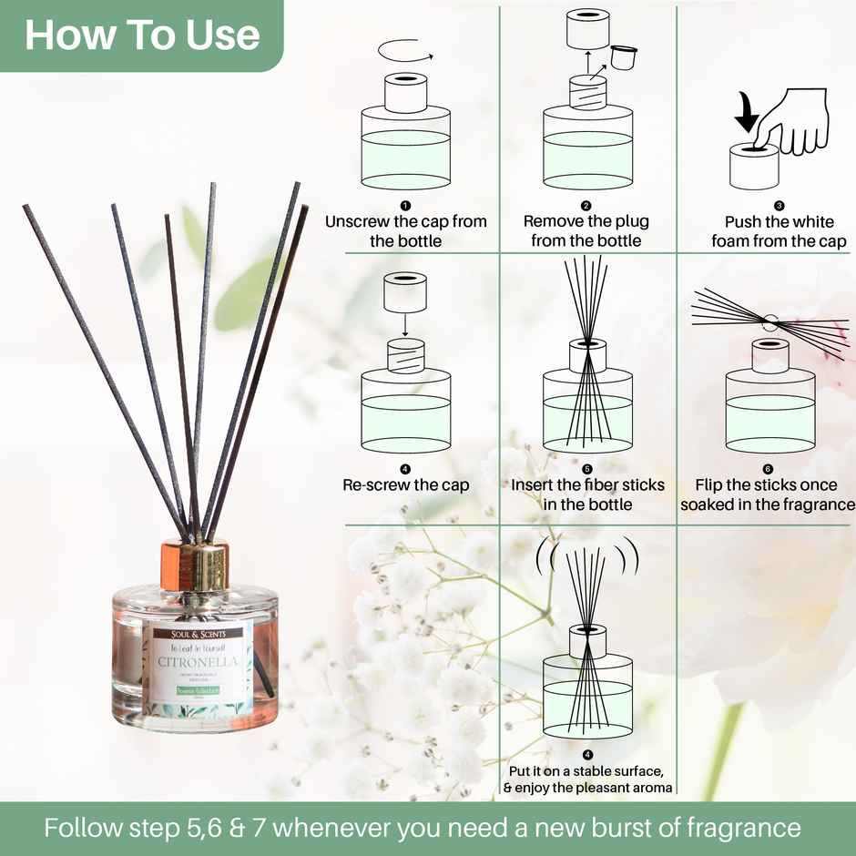 Soul & Scents Citronella Reed Diffuser
