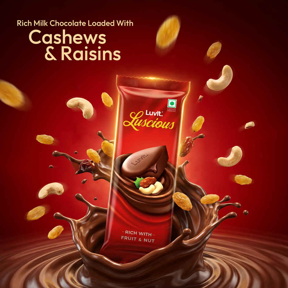 Luvit Luscious Fruit & Nut Chocolate Bar