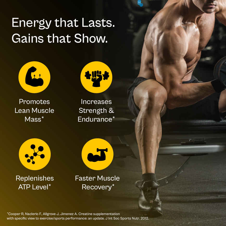 Tata 1mg Creatine Monohydrate | Each Batch tested DCT& DHT Safe | Fast Absorption | Unflavoured
