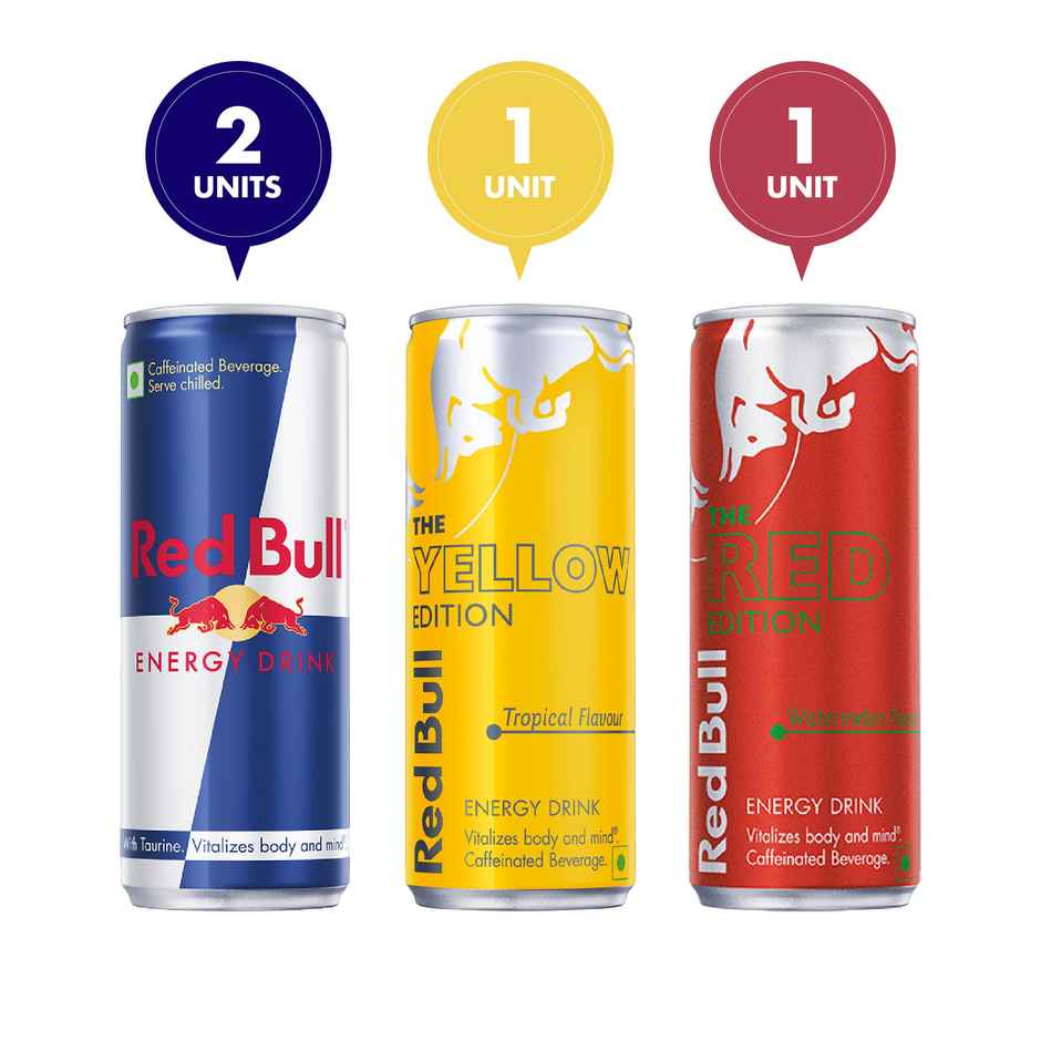Red Bull Assorted Flavoured Energy Drink
