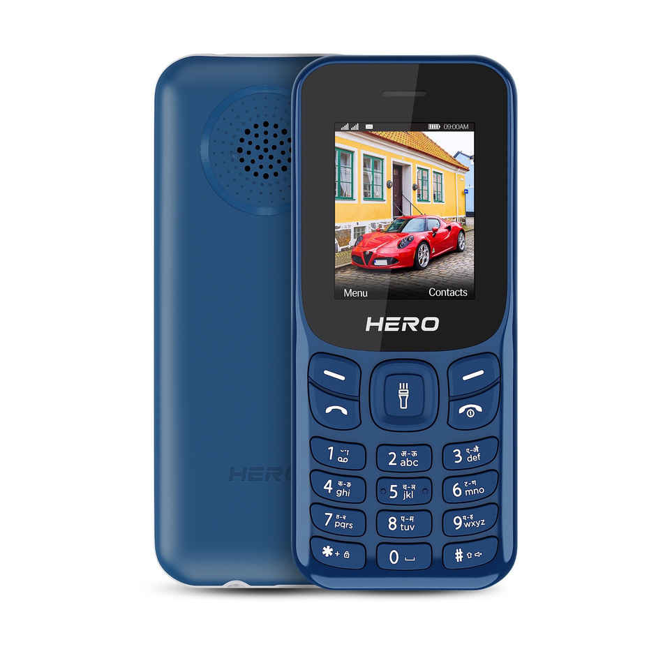Lava Hero Shakti 2025 Dual Sim Keypad Mobile | 1.8" Display | 800 mAh Battery | Dark Blue