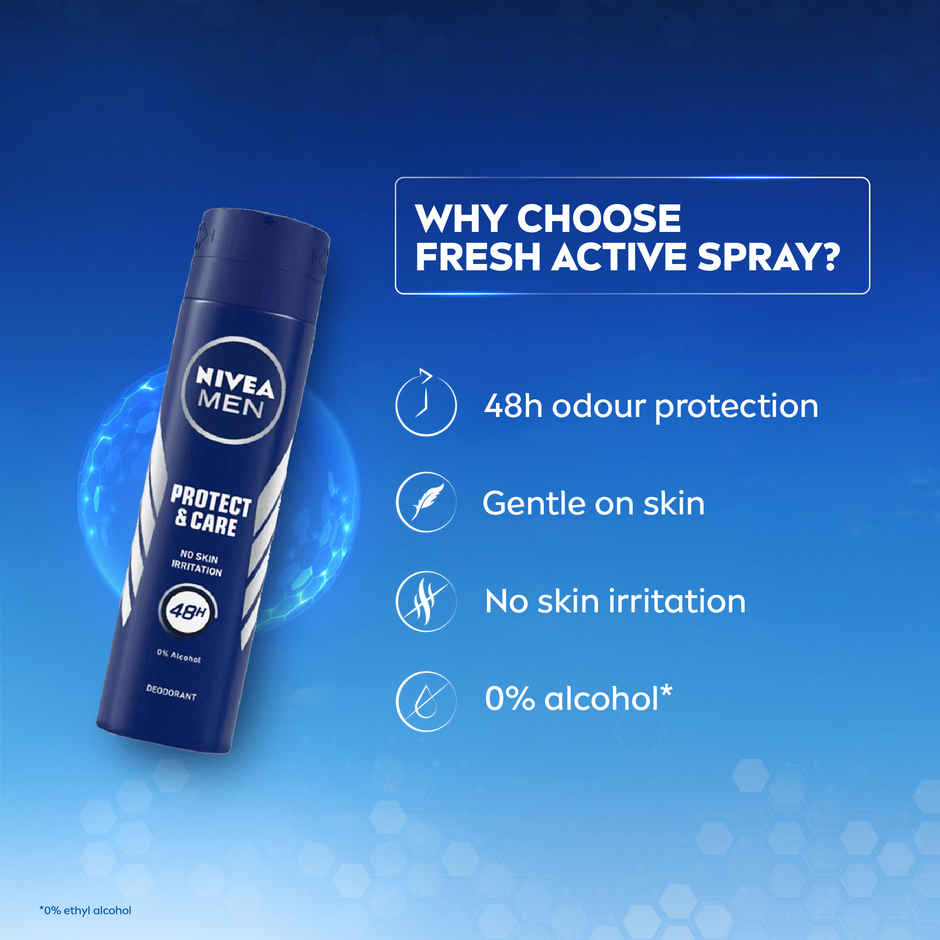 Nivea Men Deodorant Protect & Care No Skin Irritation | 48h Freshness