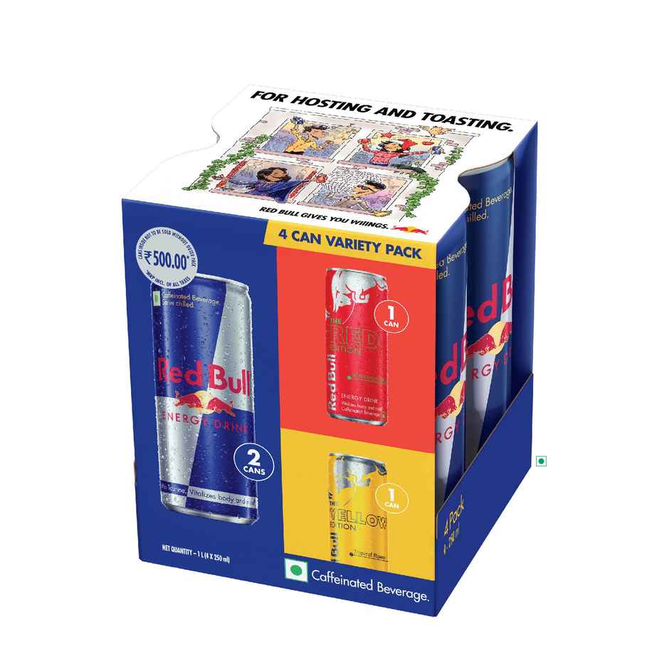Red Bull Assorted Flavoured Energy Drink Combo