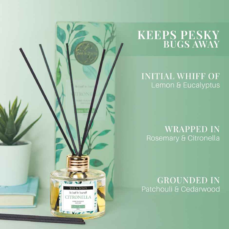 Soul & Scents Citronella Reed Diffuser