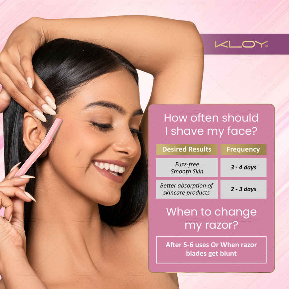 KLOY Facial Razor For Women