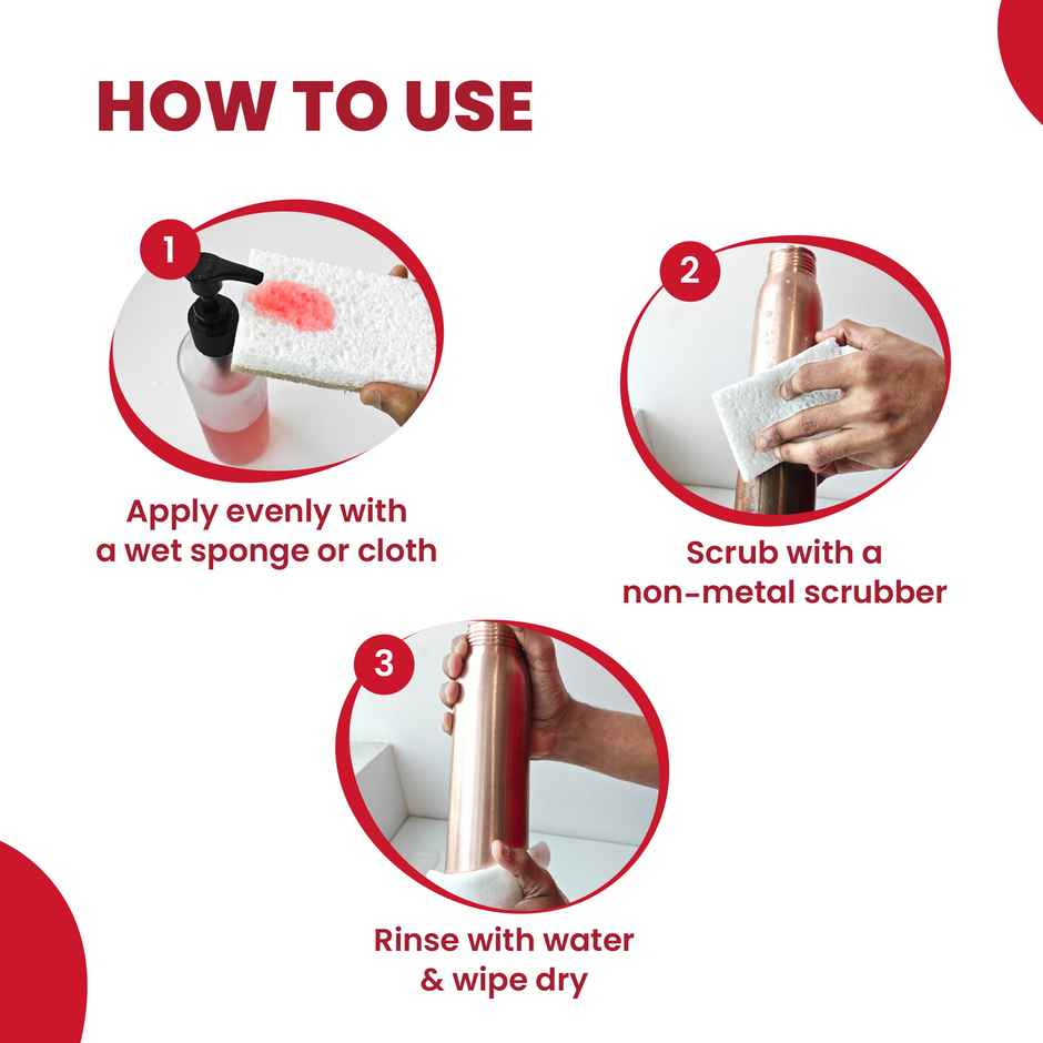 Happi Planet Copper - Bronze And Brass Cleaner | Zero Abrasives | Zero Scratches | Non-Toxic Combo 