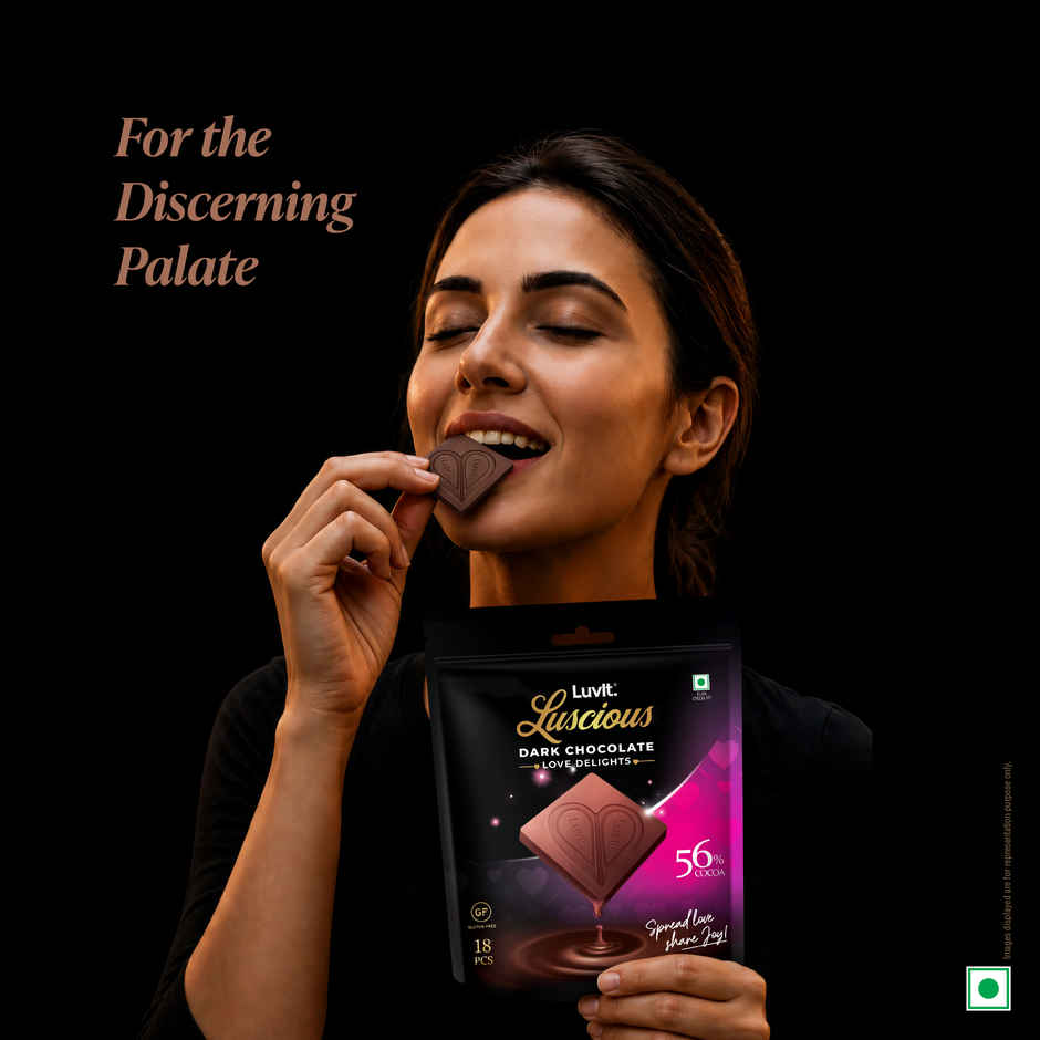 LuvIt Luscious Love Delights Dark Chocolate Bar