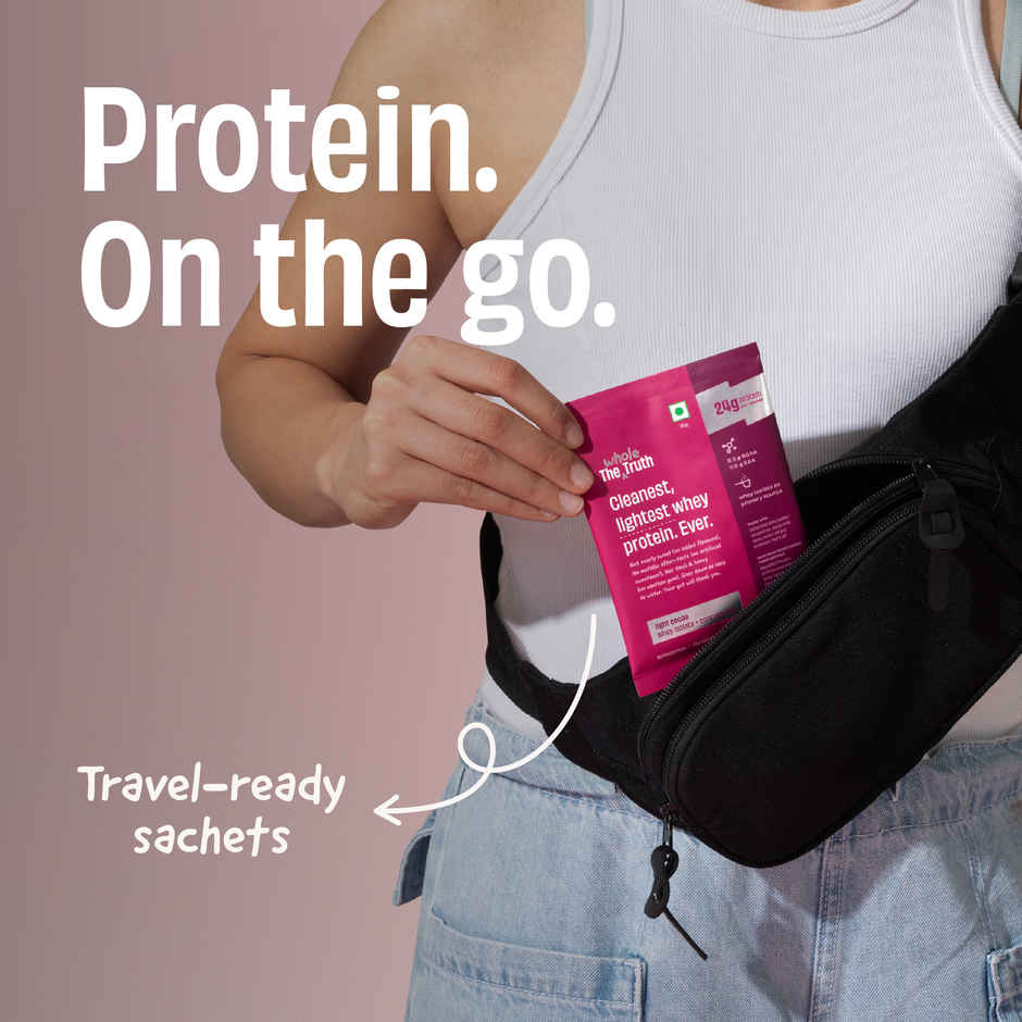 The Whole Truth Light Cocoa Whey 24G Protein Pack of 6