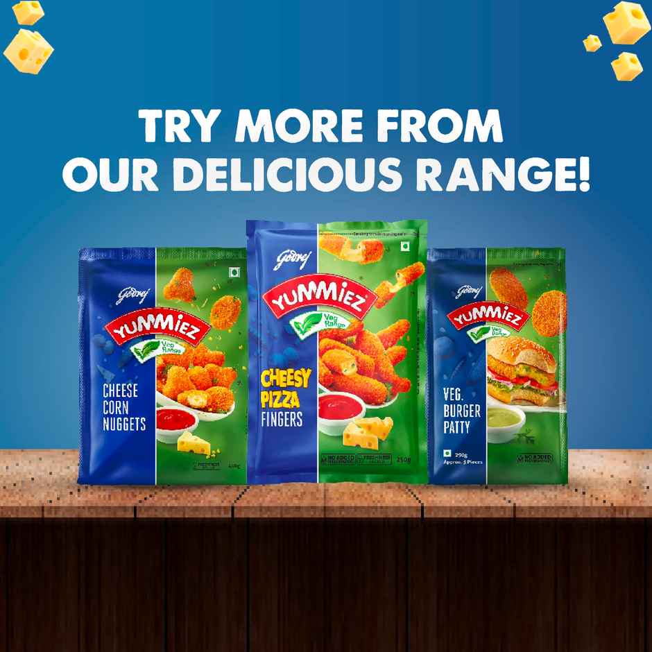 Godrej Yummiez Potato Cheese Bites | Frozen Snack | With Melting Cheese