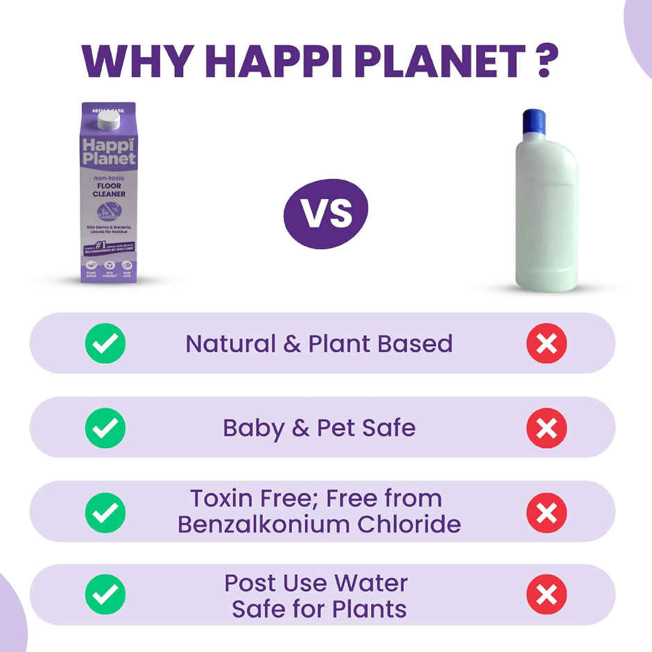 Happi Planet Organic & Herbal Floor Cleaner