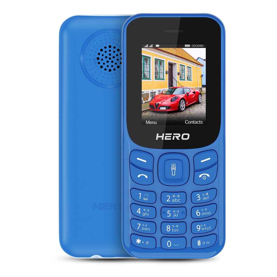 Lava Hero Shakti 2025 Dual Sim Keypad Mobile | 1.8" Display | 800 mAh Battery | Pepsi Blue