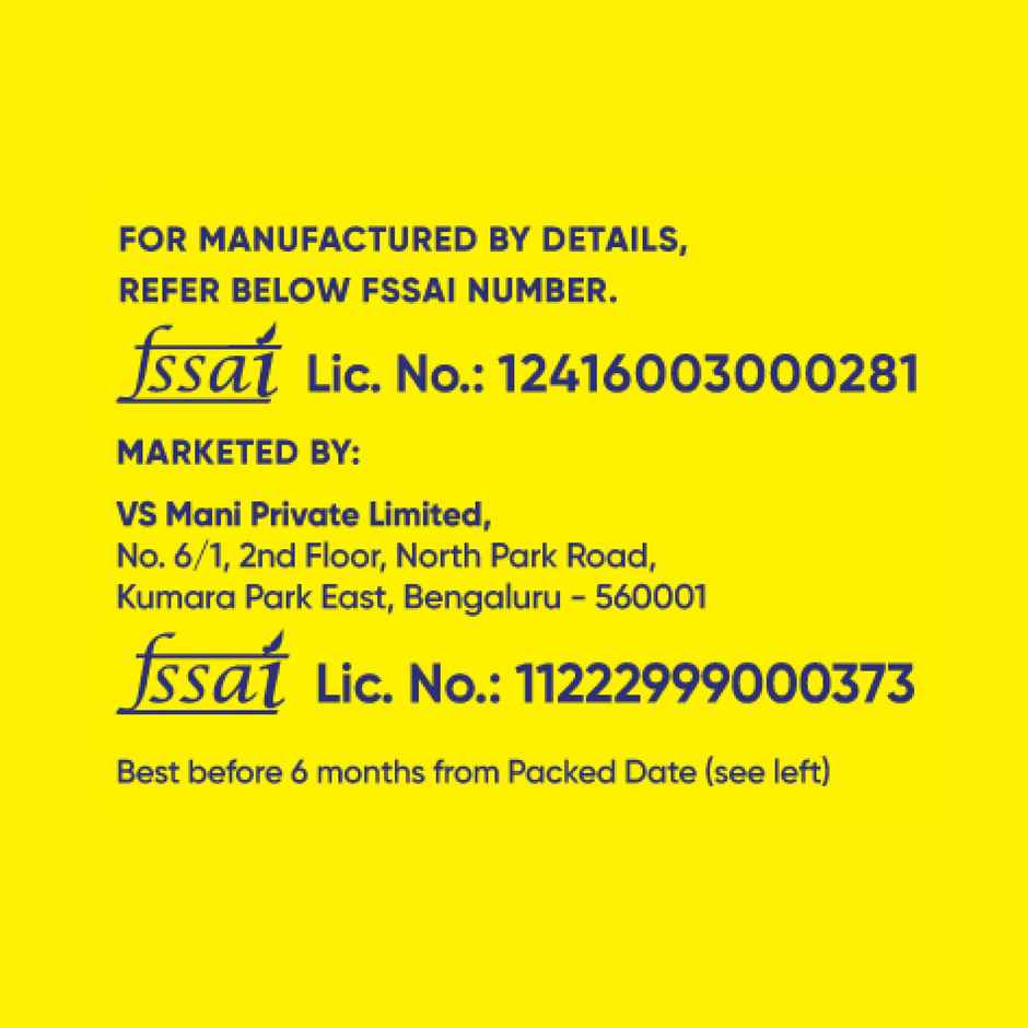 VS Mani Potato Hot Chips Salt, No Palm Oil