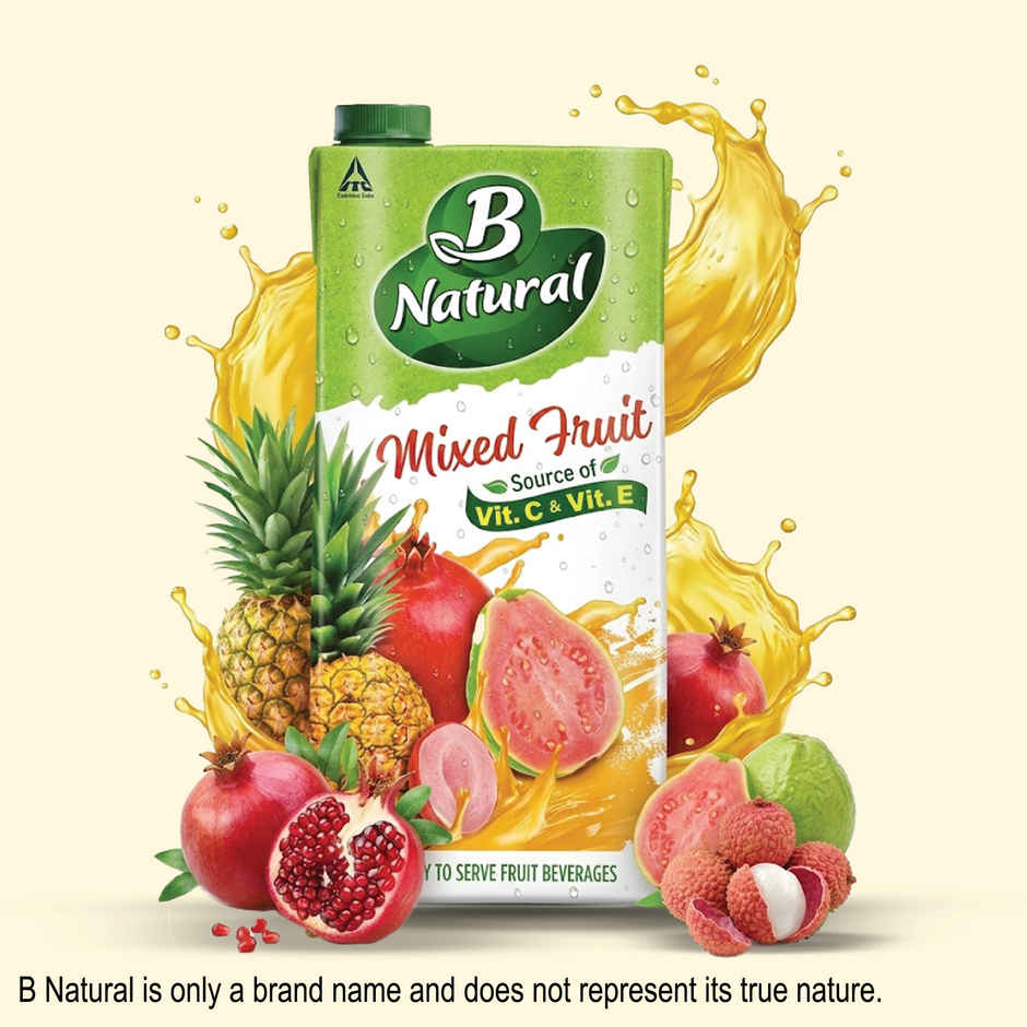 B Natural Mixed Fruit Juice, Rich in Vitamin C & E | Combo