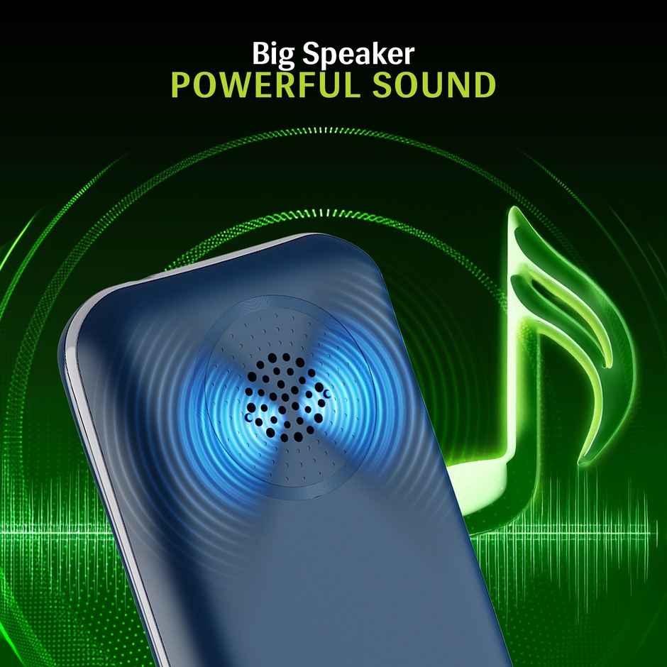 Lava Hero Shakti 2025 Dual Sim Keypad Mobile | 1.8" Display | 800 mAh Battery | Dark Blue