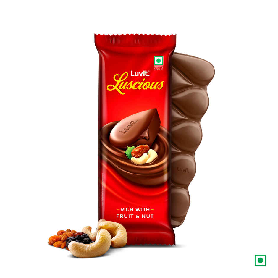 Luvit Luscious Fruit & Nut Chocolate Bar