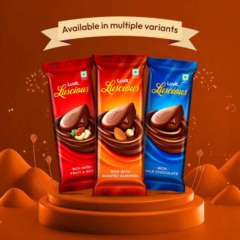 Luvit Luscious Roasted Almond Chocolate Bar