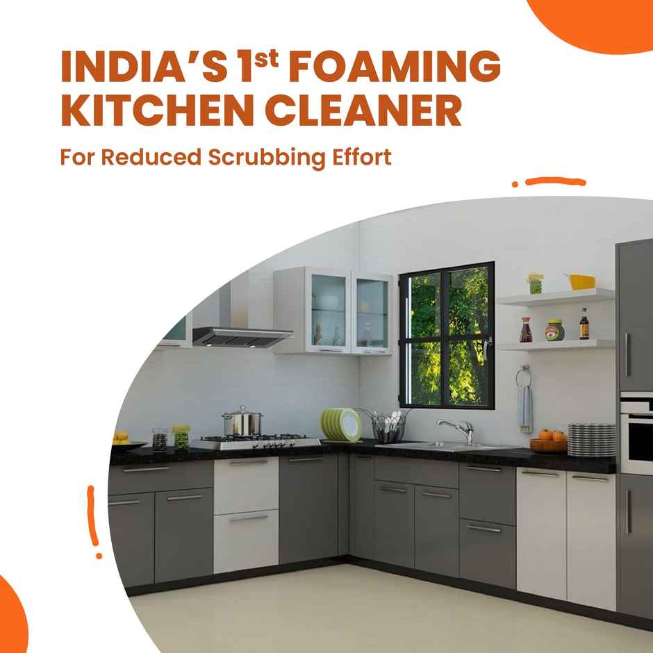 Happi Planet | Kitchen Cleaner | India s 1st Foaming Formulation For Less Scrubbing