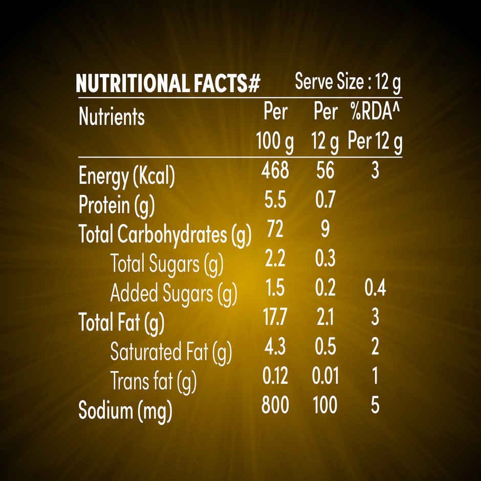 Too Yumm Munchy Masala Karare, 60% Less Saturated Fats, No Palm Oil Healthy Crisps Kurkure