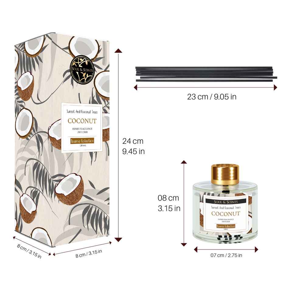 Soul & Scents Coconut Reed Diffuser