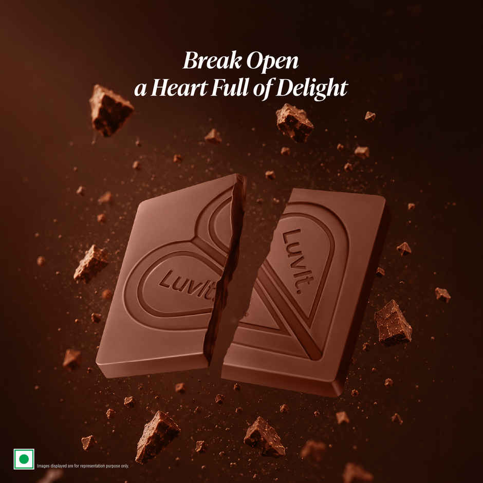 LuvIt Luscious Love Delights Milk Chocolate Bar
