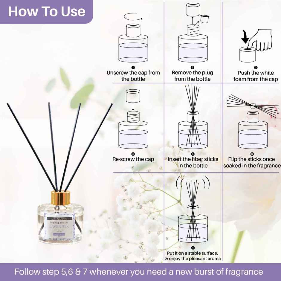 Soul & Scents Lavender Reed Diffuser