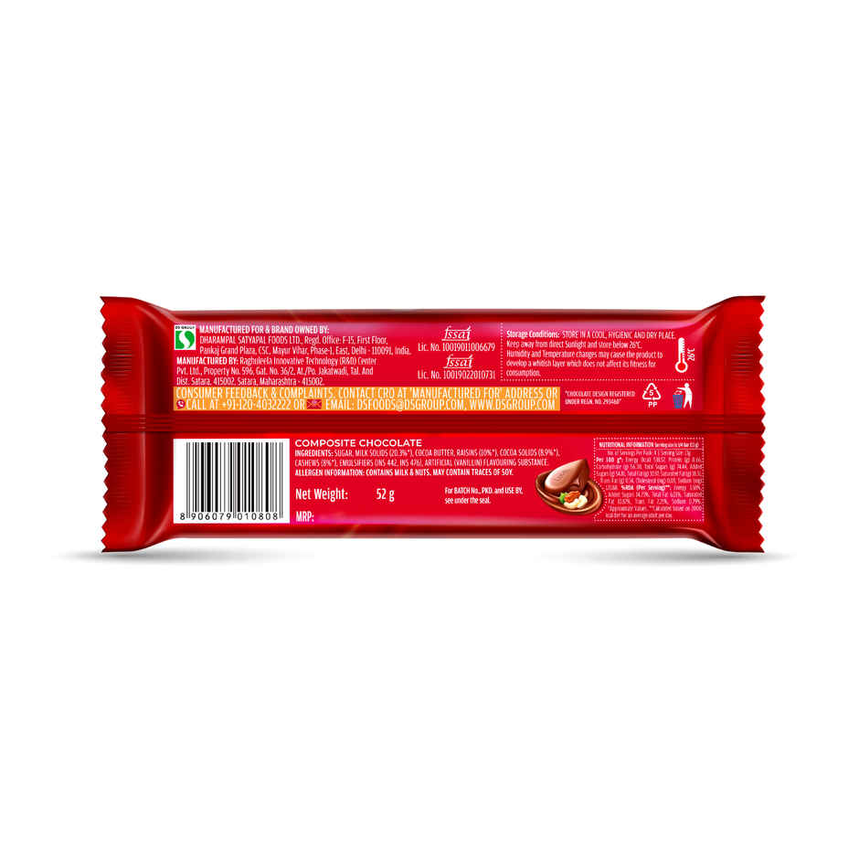 Luvit Luscious Fruit & Nut Chocolate Bar