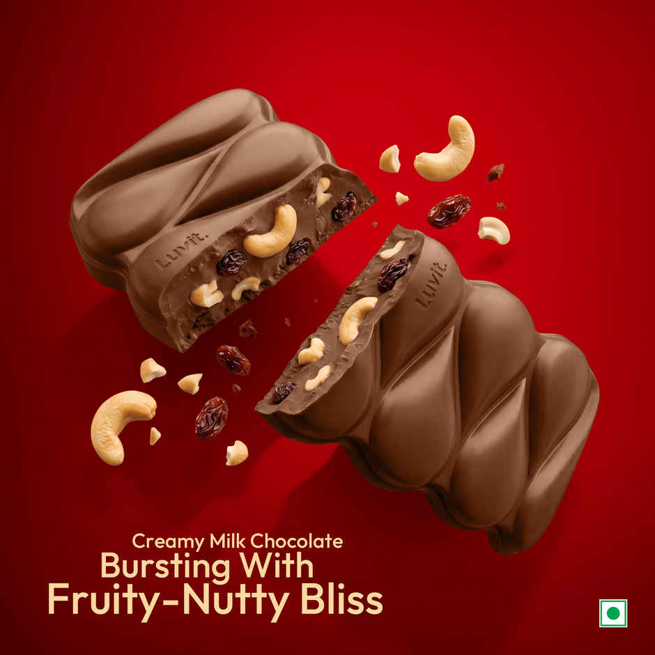 Luvit Luscious Fruit & Nut Chocolate Bar