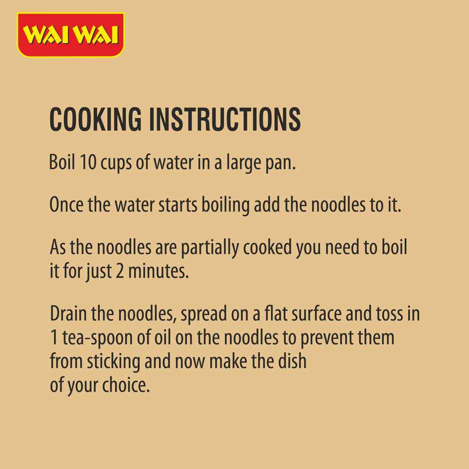 Wai Wai Oriental EGG Hakka Noodles