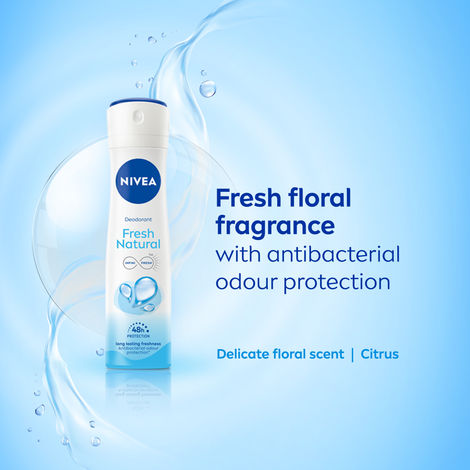 Nivea Women Deodorant Fresh Natural Long Lasting Freshness & 48h Protection