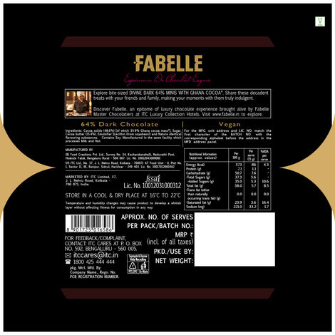 Fabelle Divine 64% Dark Minis Chocolate Gift Pack