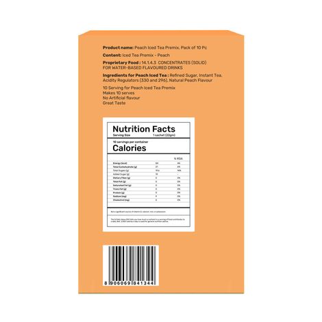 Chaayos Lemon Instant Tea Premix - Refreshing Welcome Drink (10pc) & Chaayos Peach Instant Tea Premix - Refreshing Welcome Drink (1pc) Combo