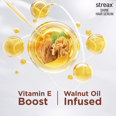 Streax Hair Serum vitalised with Walnut Oil