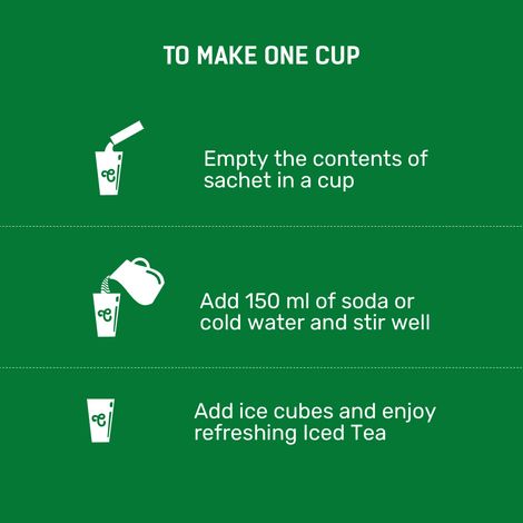 Chaayos Lemon Instant Tea Premix - Refreshing Welcome Drink (10pc) & Chaayos Peach Instant Tea Premix - Refreshing Welcome Drink (1pc) Combo