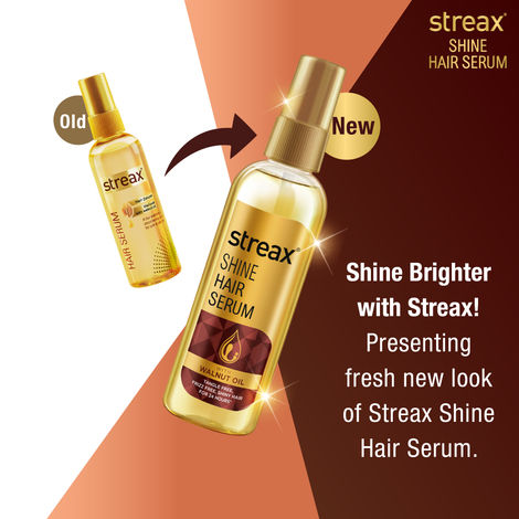 Streax Hair Serum vitalised with Walnut Oil