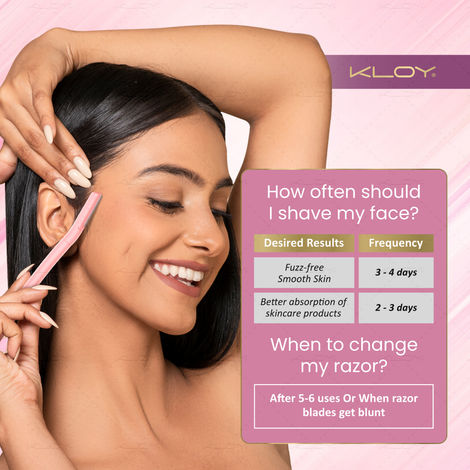 KLOY Facial Razor For Women